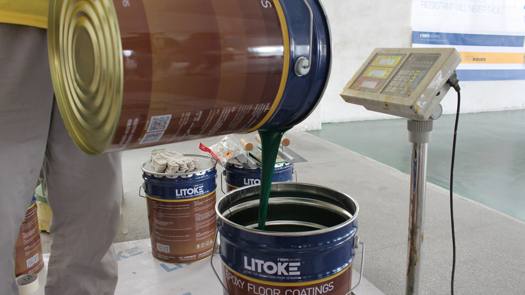 力特克環(huán)氧樹(shù)脂平涂型面涂地坪漆