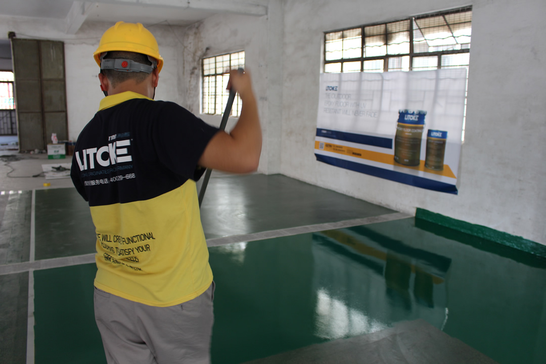 力特克環(huán)氧樹(shù)脂平涂型面涂地坪漆