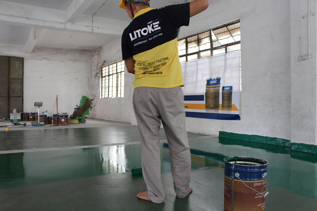 力特克環(huán)氧樹(shù)脂平涂型面涂地坪漆